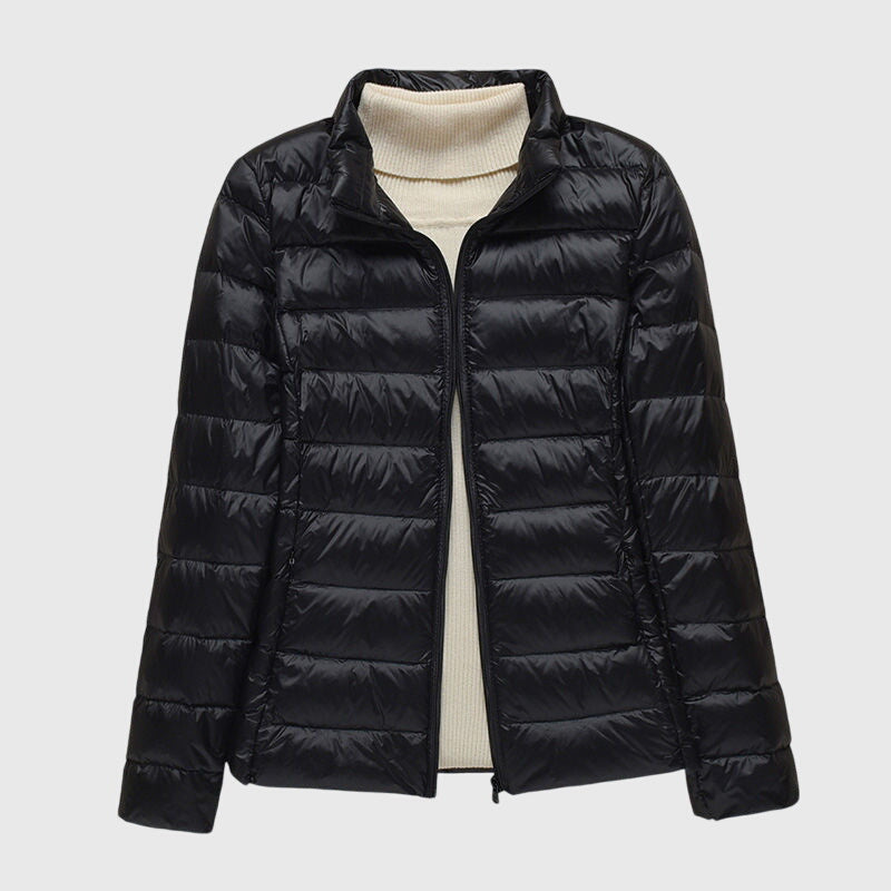Women's Ultra-Light Stand Collar Quilted Jacket