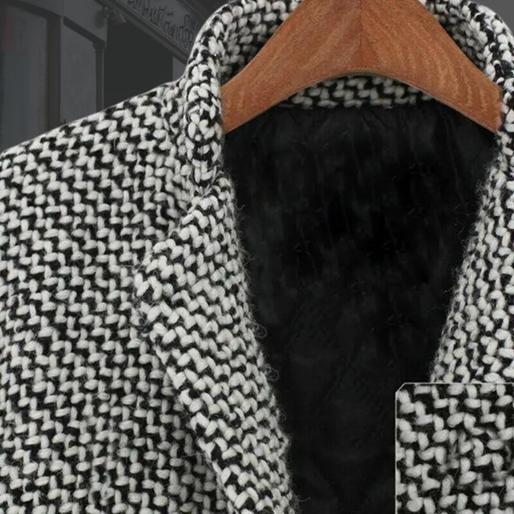 Women's Long V-Neck Single-Button Winter Coat