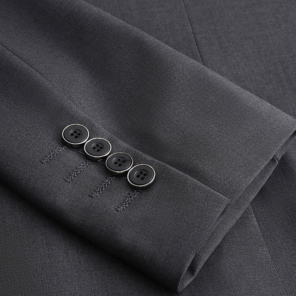 Men's Casual Standard Fit Single-Breasted Jacket