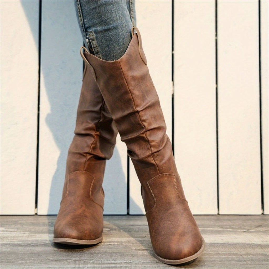 Women's Wide Calf Western Cowboy Boots