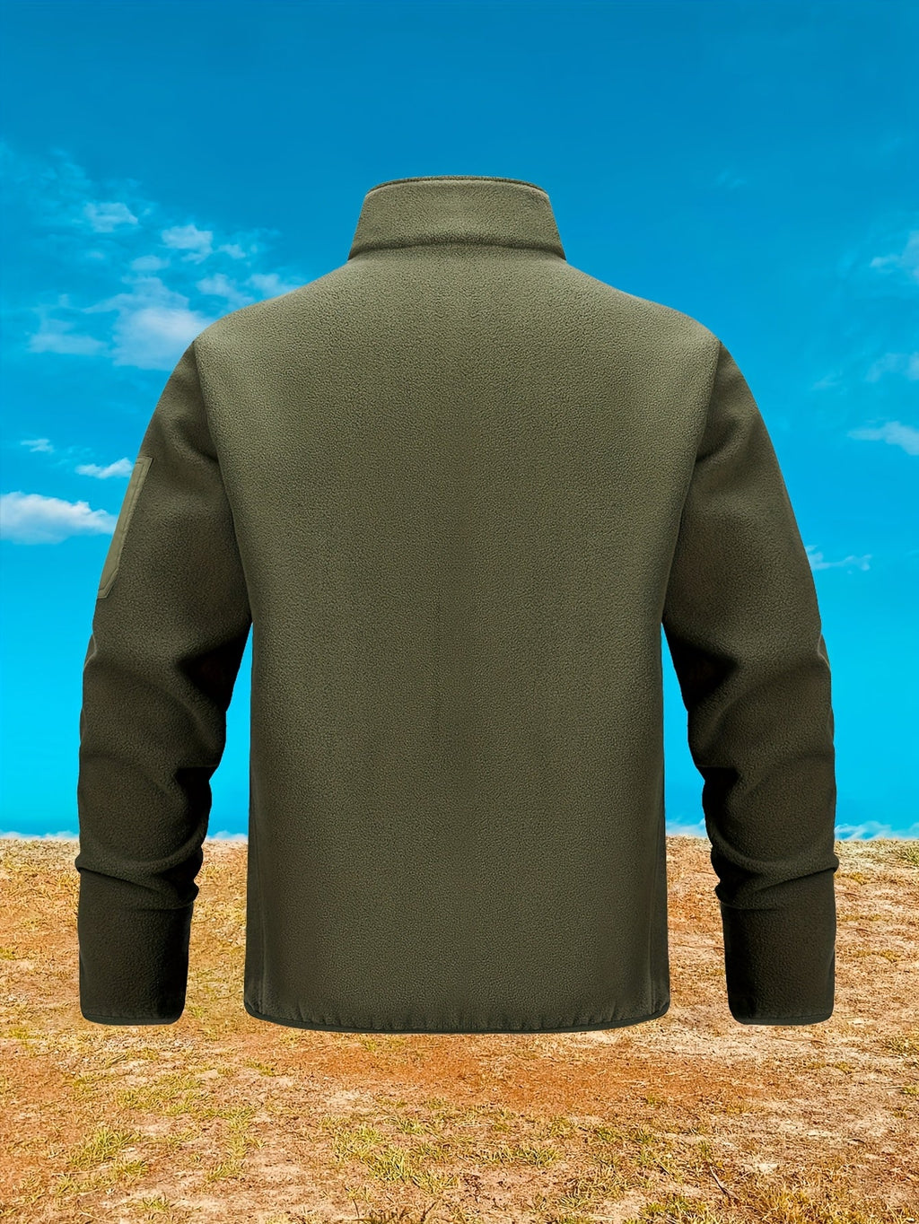 Women's Rugged Full-Zip Jacket with Stand-Up Collar