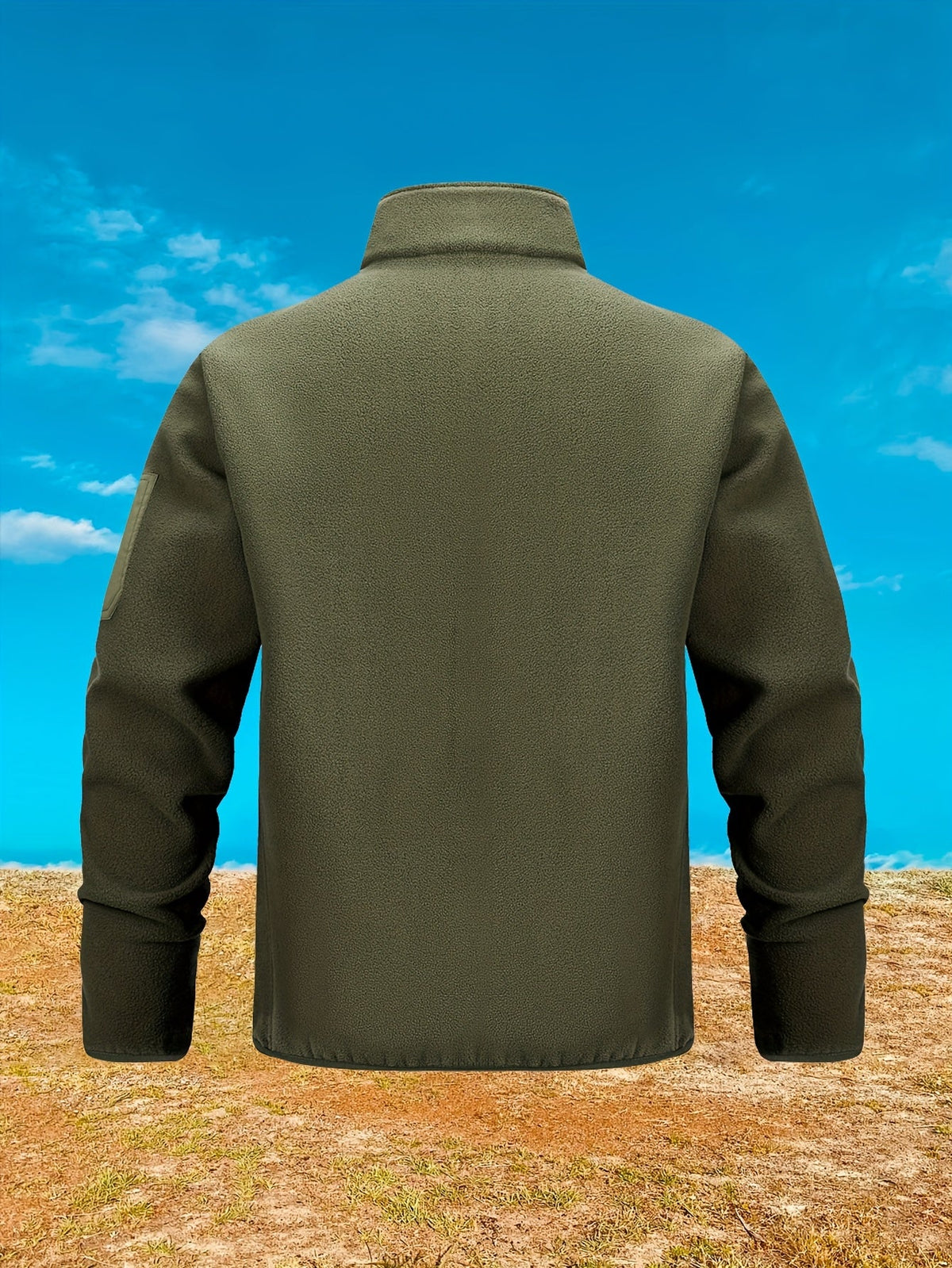 Women's Rugged Full-Zip Jacket with Stand-Up Collar