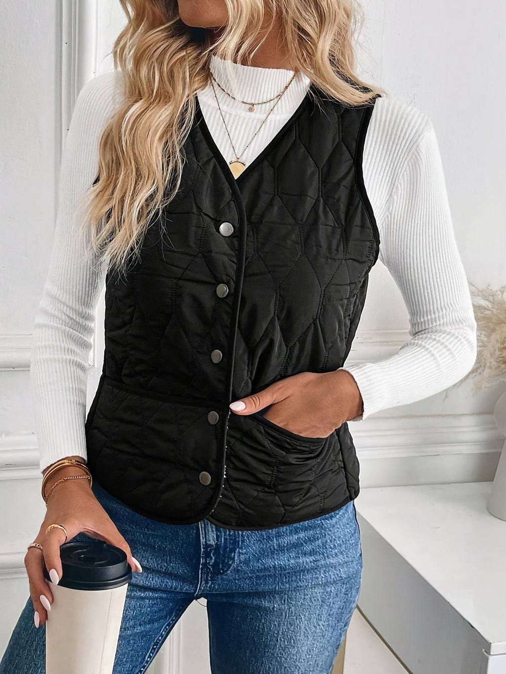 Women's Reversible Quilted Vest