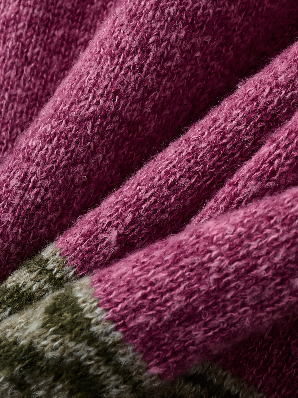 Women's Geometric Yoke Button-Front Cardigan