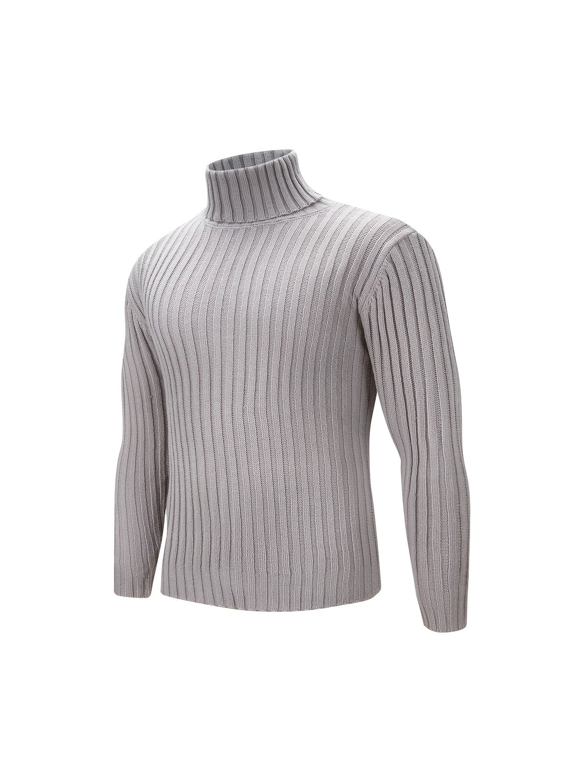 Women's Ribbed High Neck Relaxed Pullover Sweater