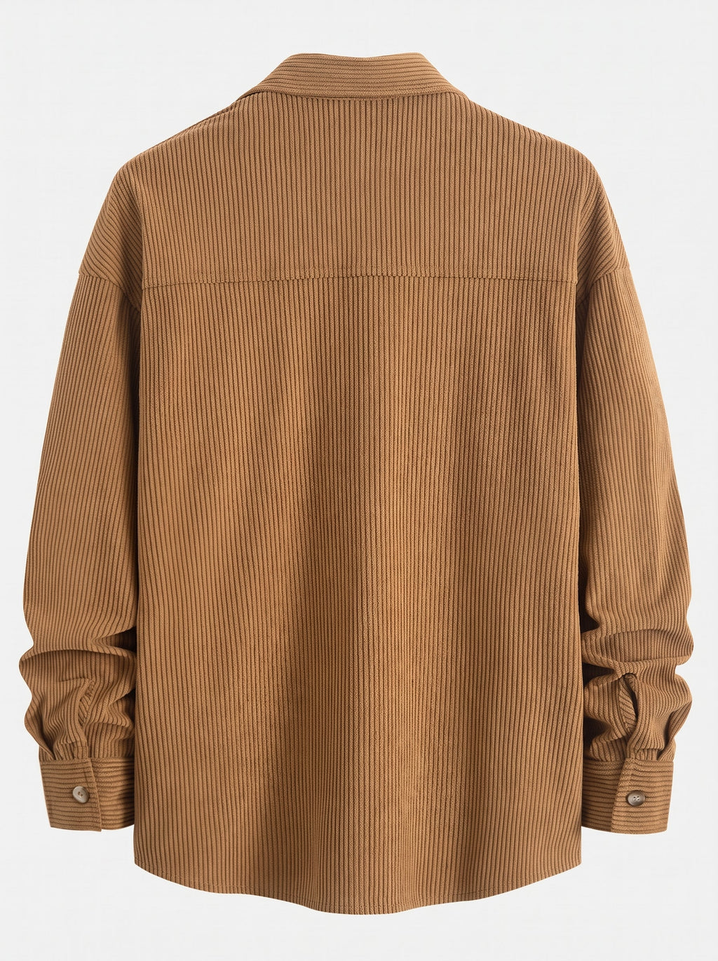 Men's Corduroy Shirt and Cargo Jogger Two-Piece Set