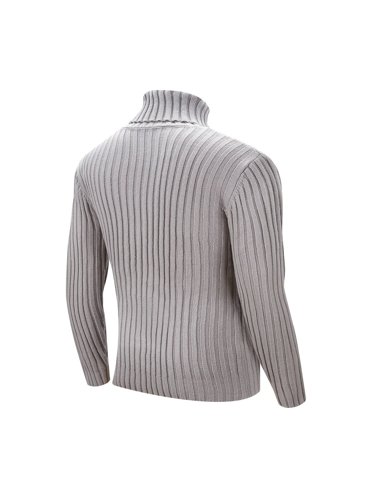 Women's Ribbed High Neck Relaxed Pullover Sweater