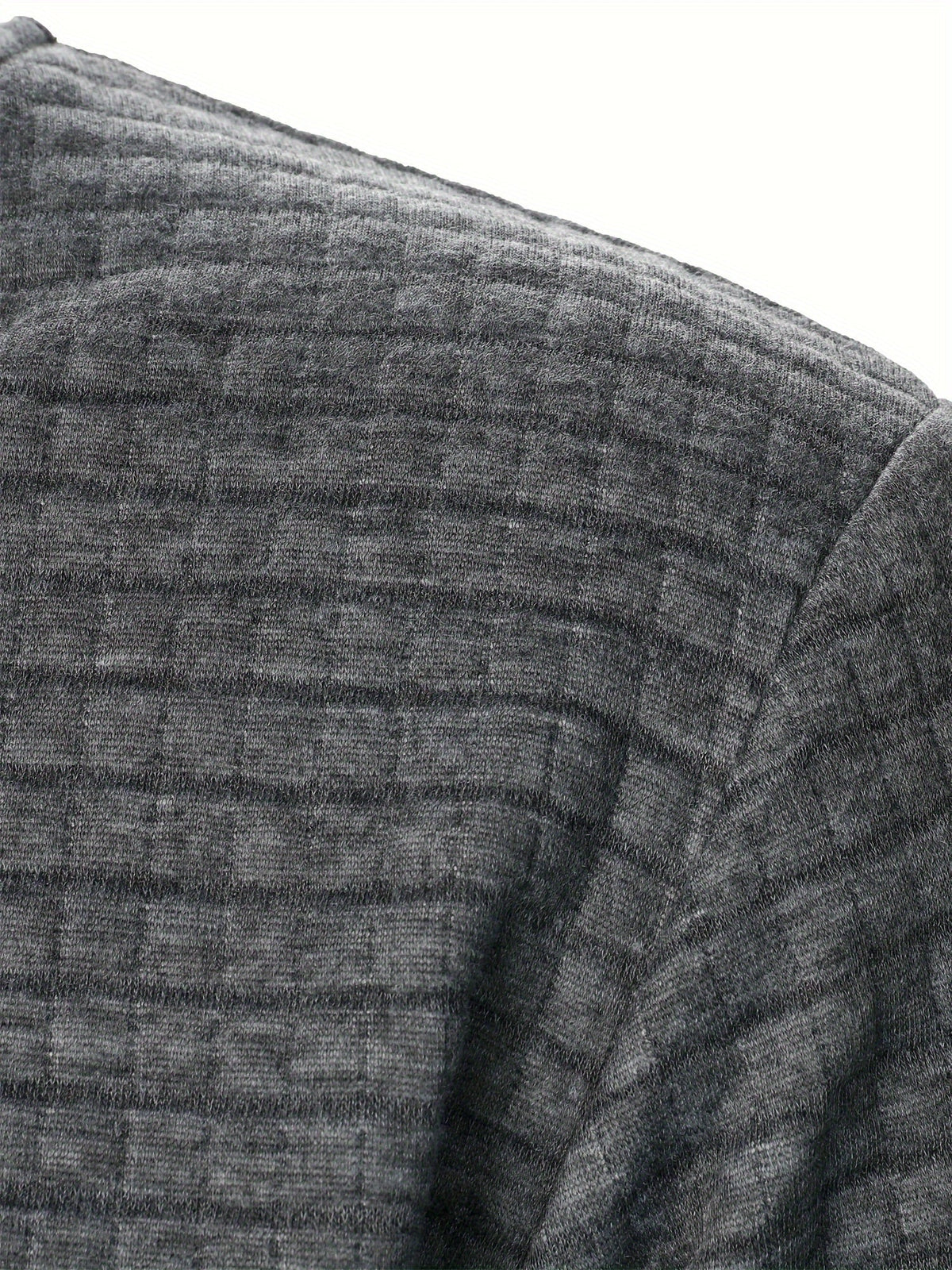 Men's Textured Zip-Up Bomber Jacket