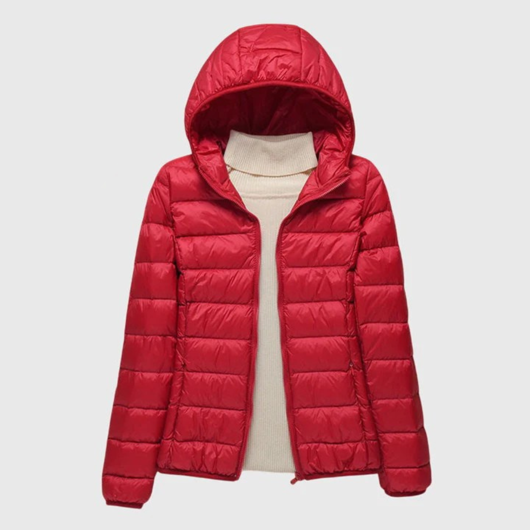 Women's Ultra-Light Hooded Quilted Jacket