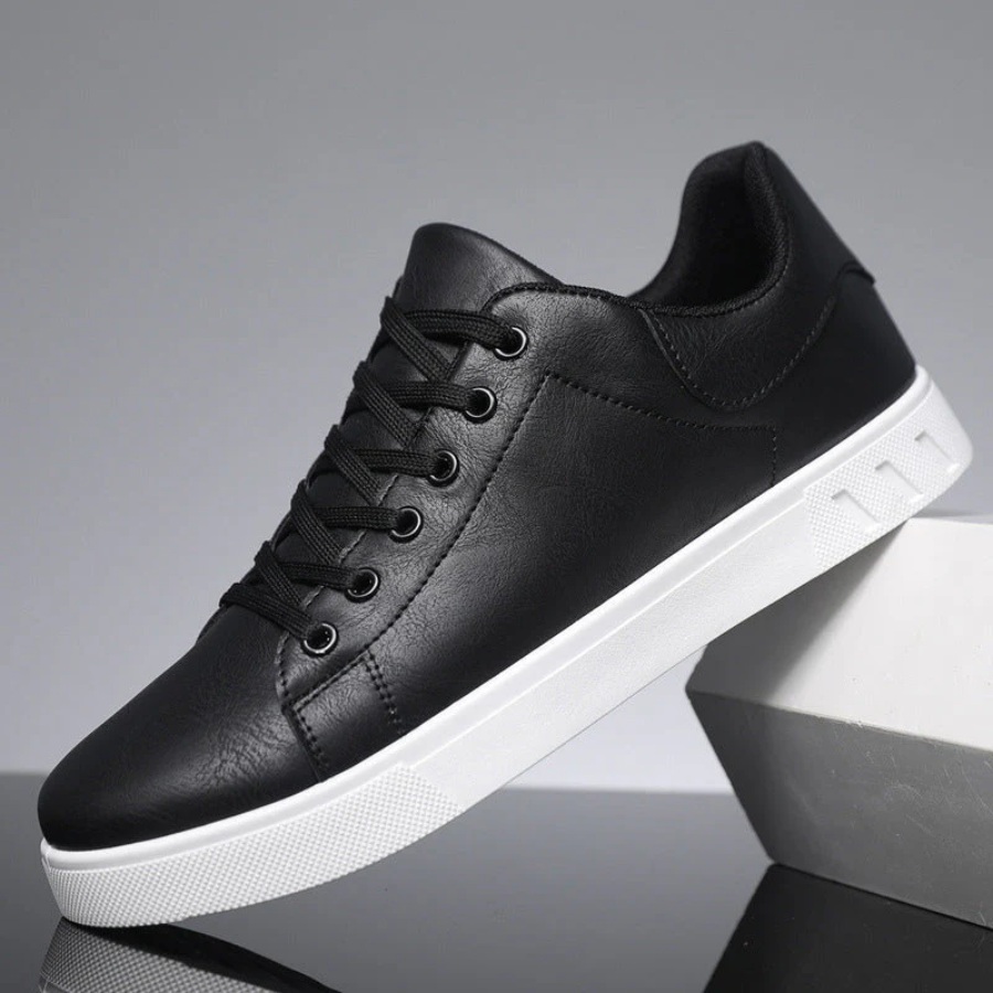 Men's Cushioned Lace-Up Walking Trainers