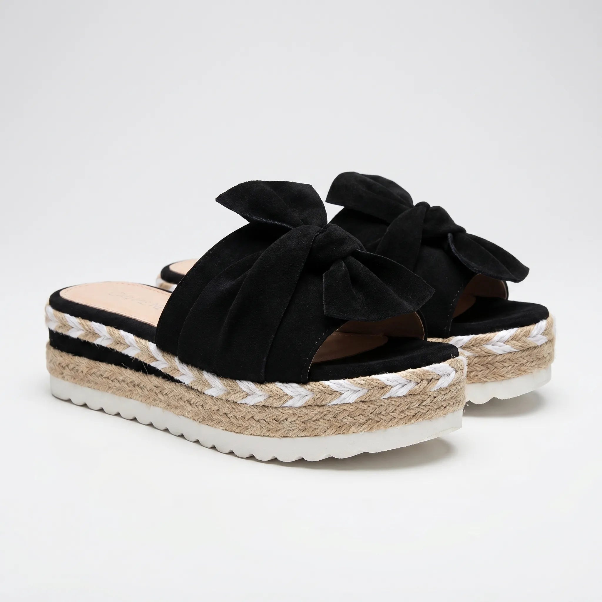 Bow Platform Sandals