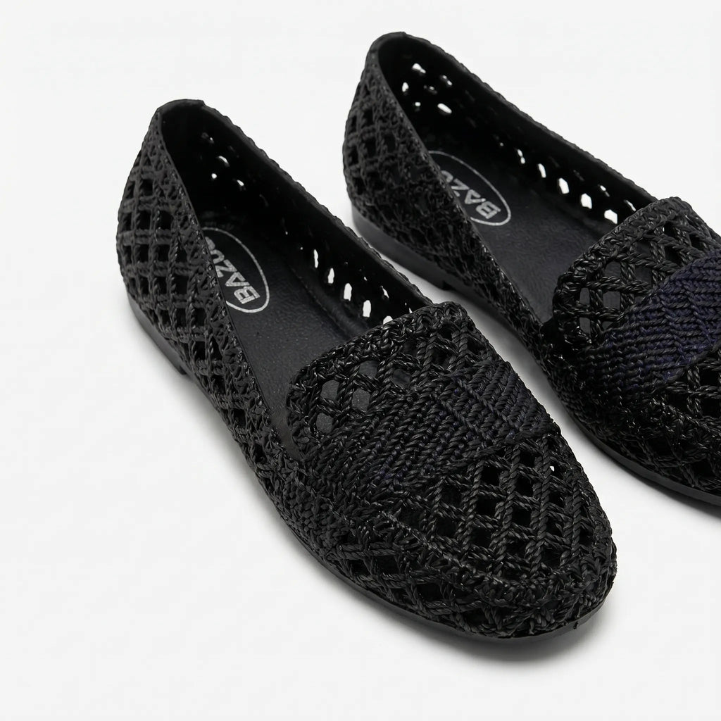 Woven Cutout Flats