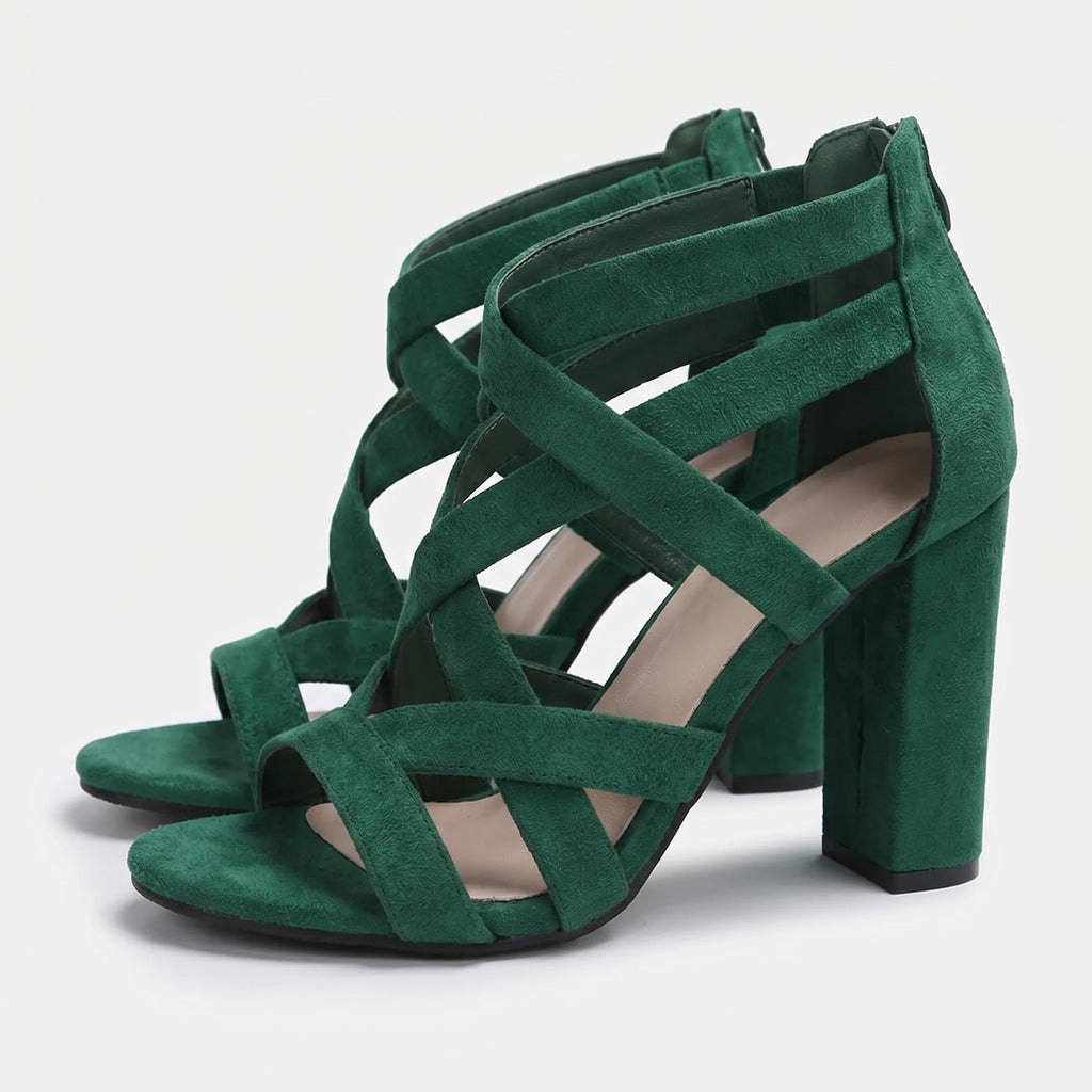 Strappy Block Heel Sandals