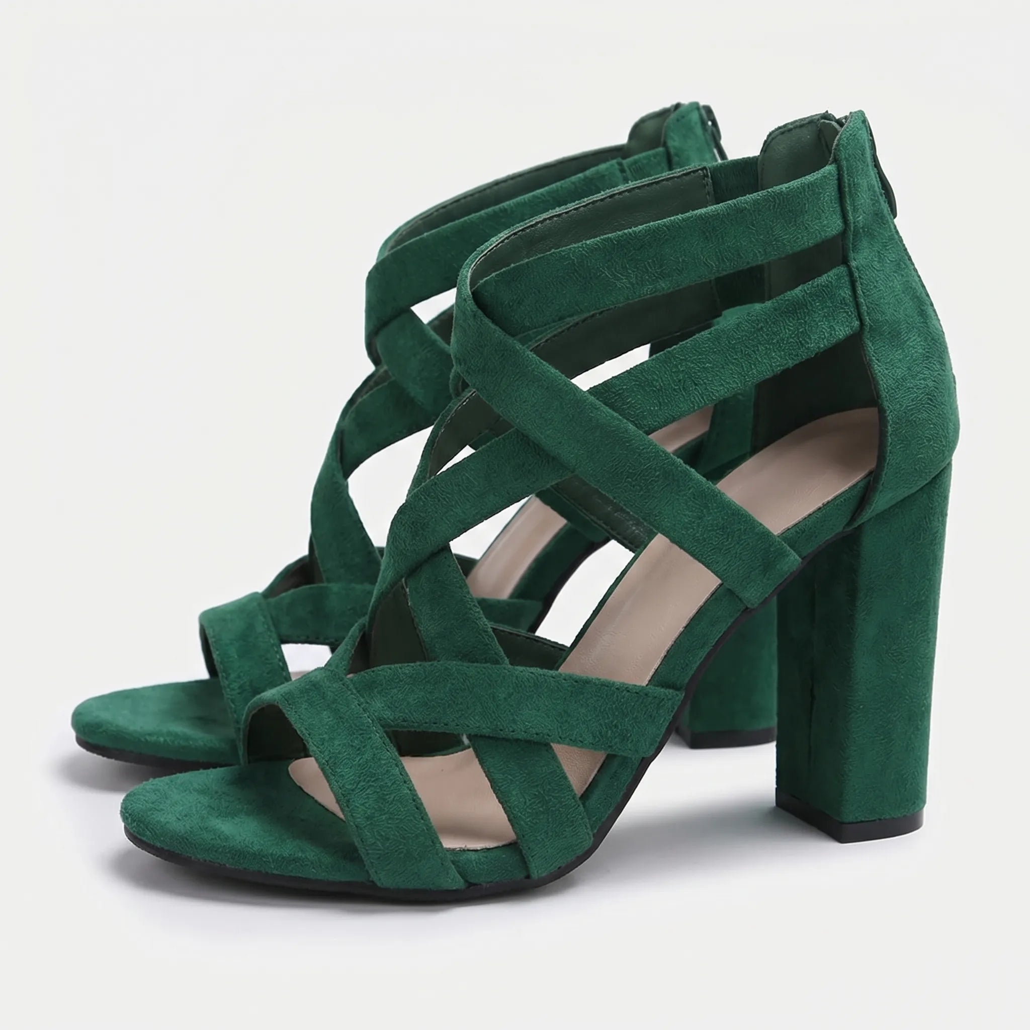 Strappy Block Heel Sandals