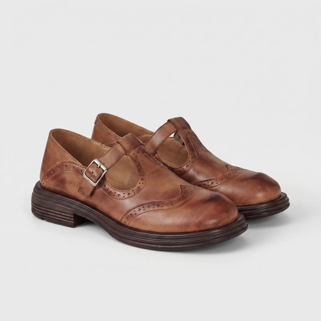 Brogue Mary Jane Shoes