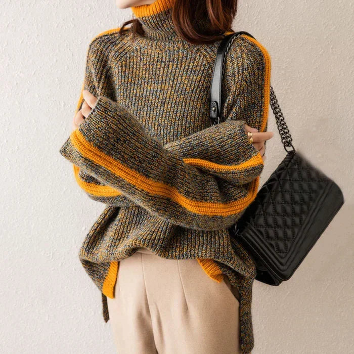 Women's Elegant Knit Sweater with Flattering Fit