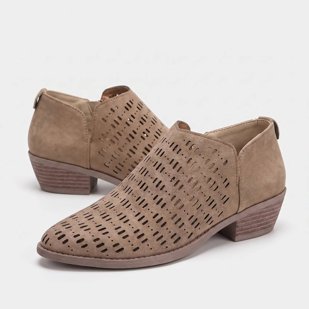 Cutout Ankle Boots