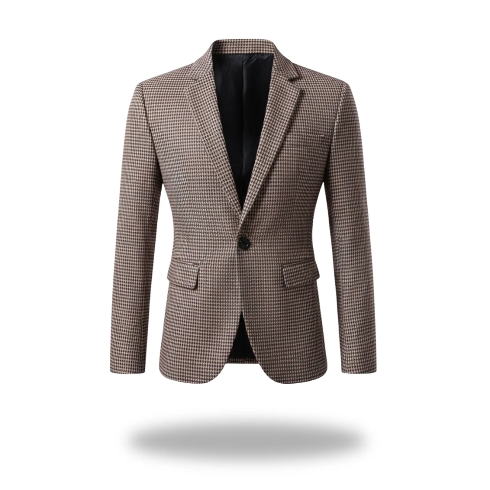 Men's Timeless Structured Lightweight Blazer - Khaki