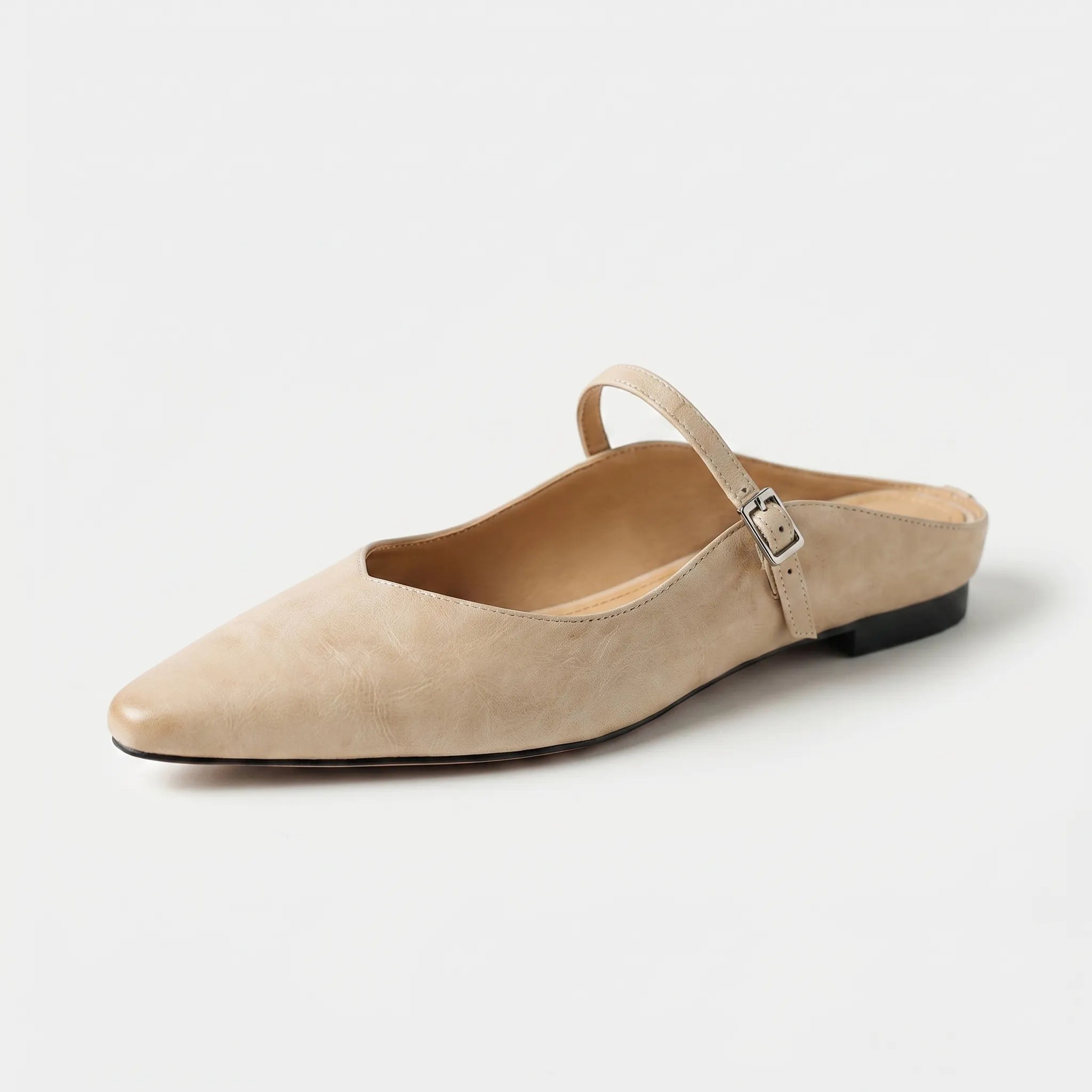 Pointed Toe Mary Jane Mules