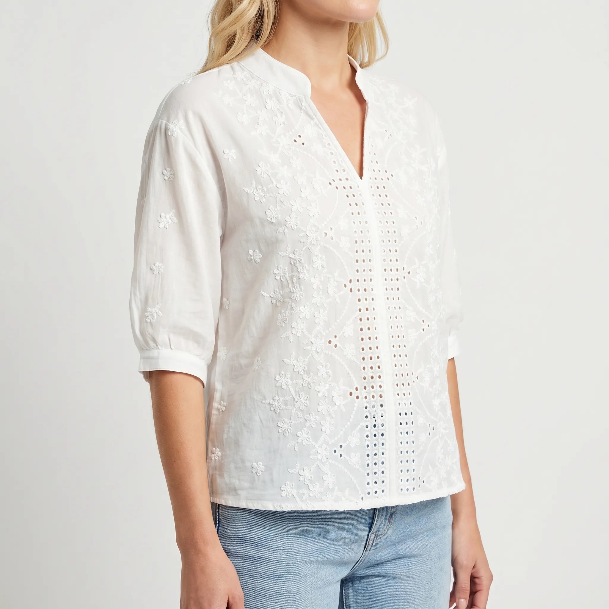 Summer V Neck Blouse