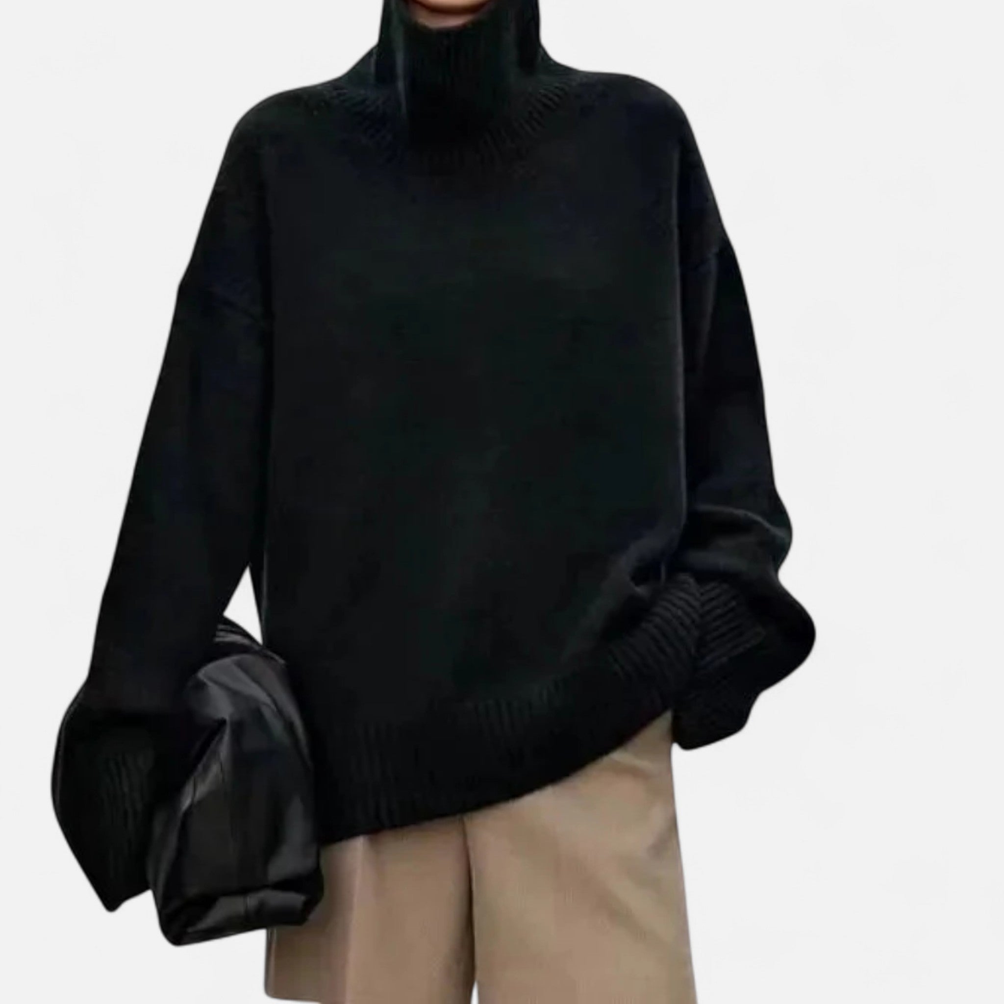 Women's Wool Turtleneck Sweater
