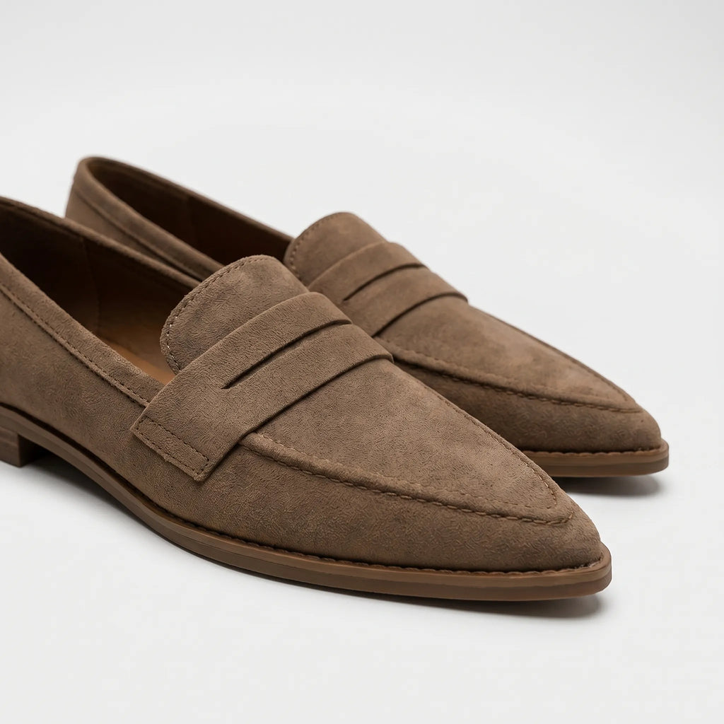 Pointed Toe Work Loafers
