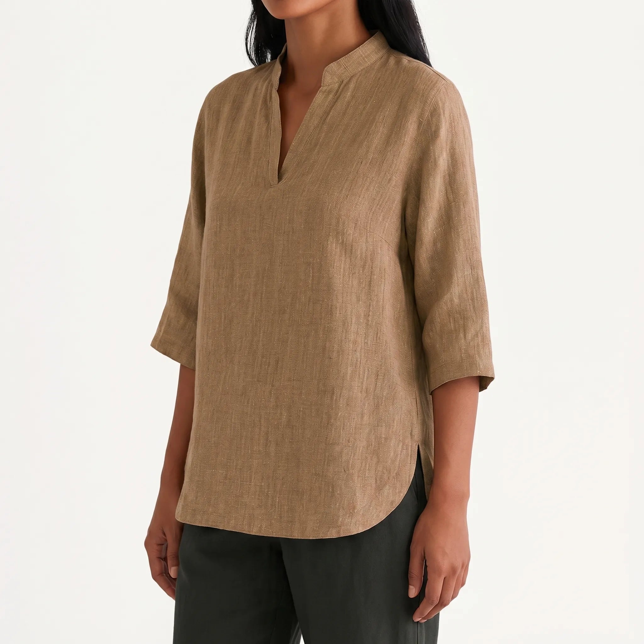 Linen Tunic Top
