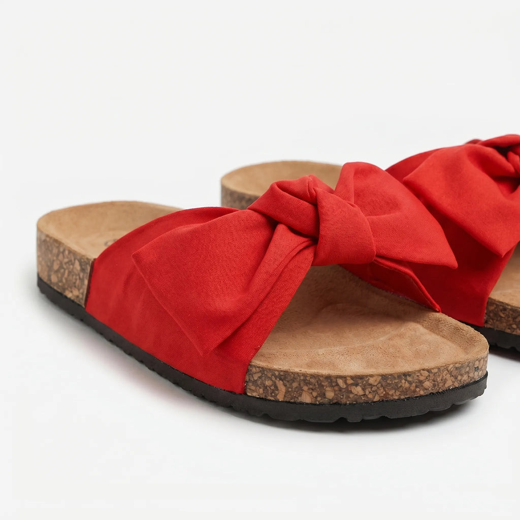 Bow Slide Sandals