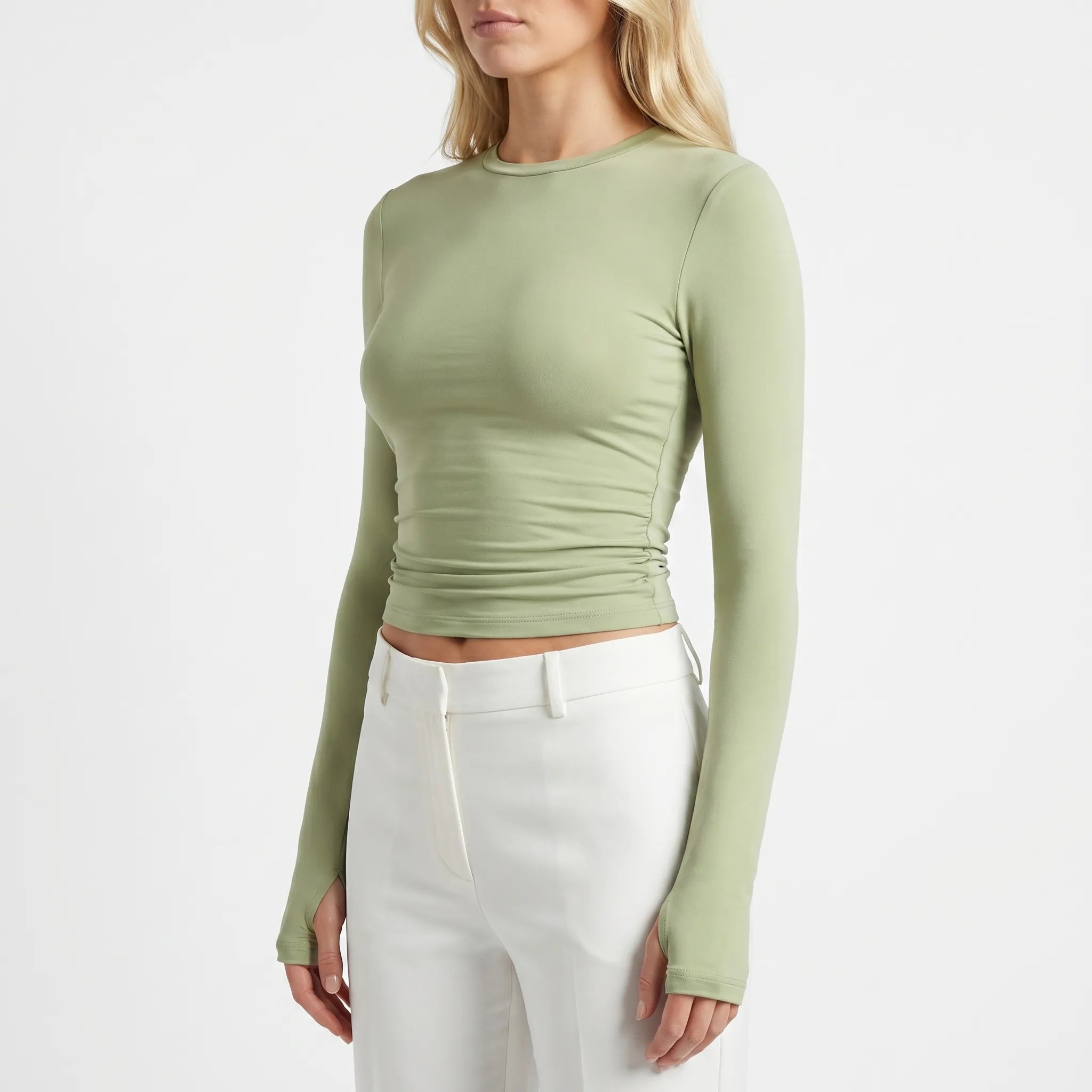 Long Sleeve Crop Top