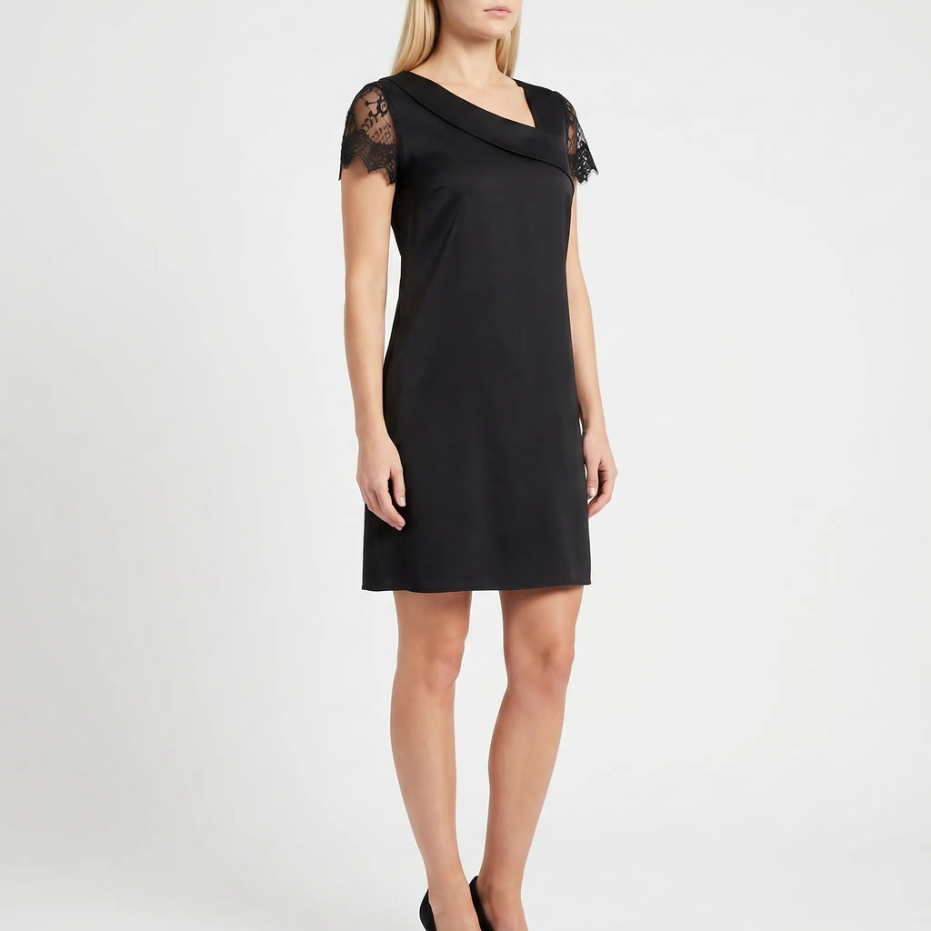 Lace Sleeve Mini Dress