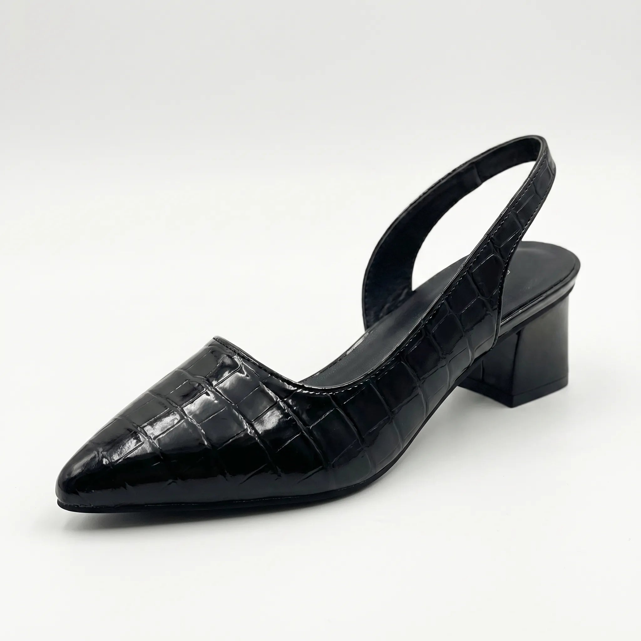 Pointed Toe Slingback Heels