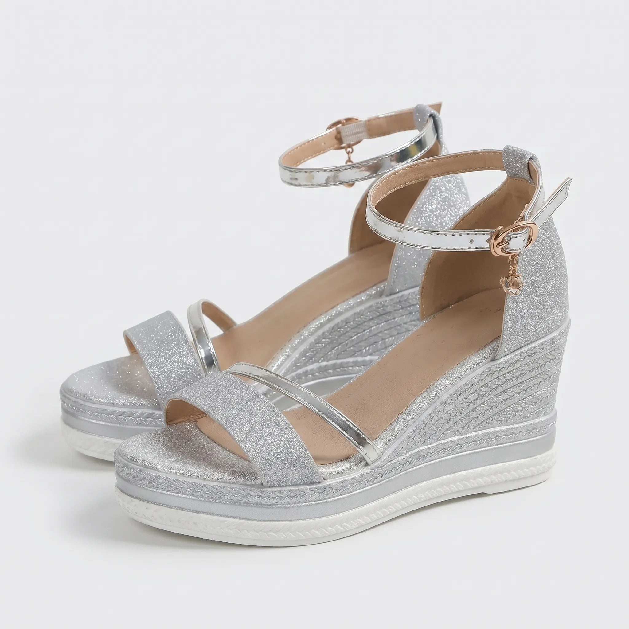 Glitter Espadrille Sandals