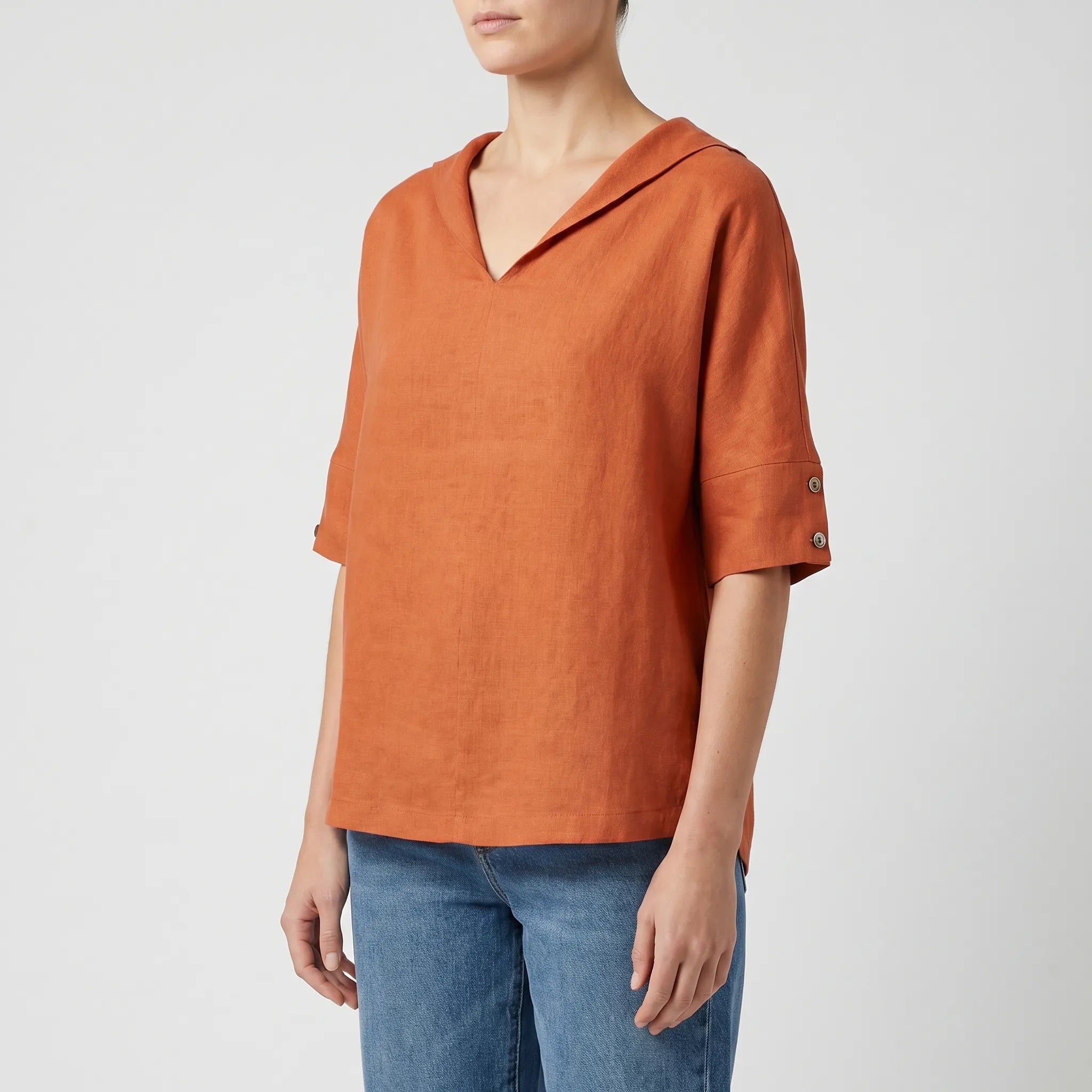 V Neck Casual Top