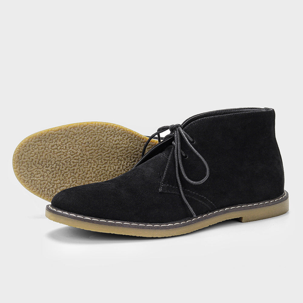 Men's Classic Vintage-Inspired Leather Boots