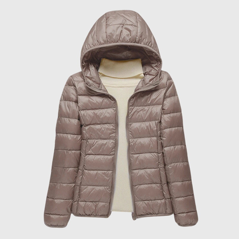 Women's Ultra-Light Hooded Quilted Jacket