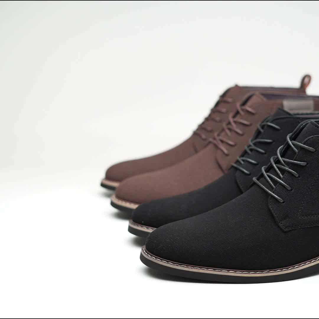Men's Lace-Up Ankle Boots