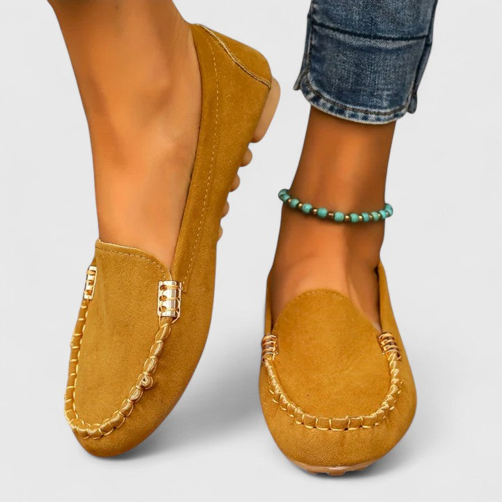 Women's Metal Accent Orthopedic Loafers
