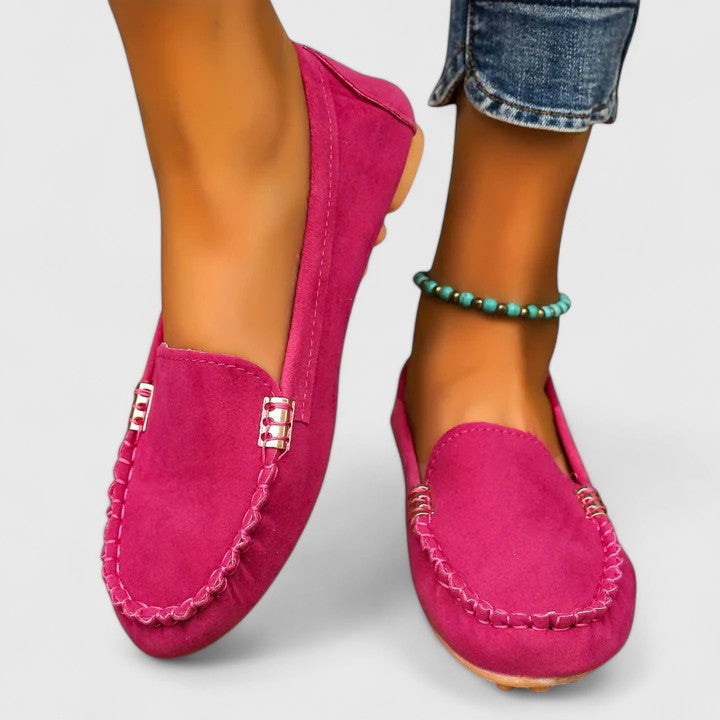Women's Metal Accent Orthopedic Loafers