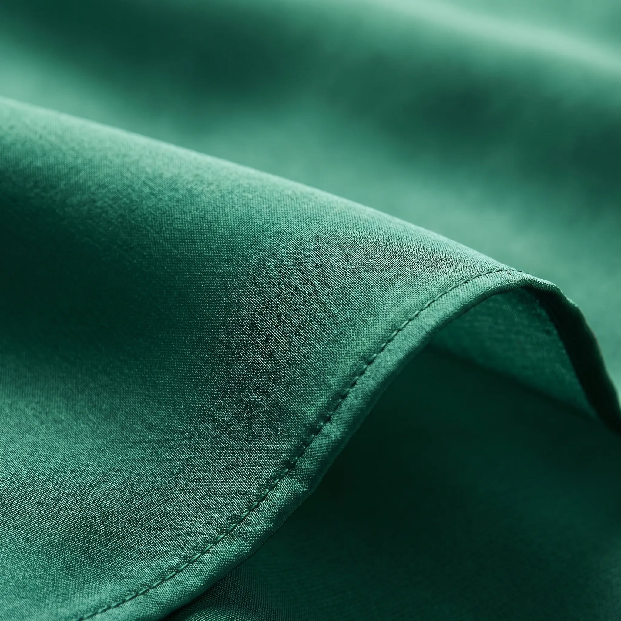 Satin Ruffle Blouse