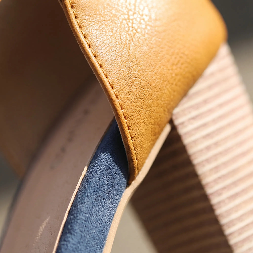 T Strap Block Heels