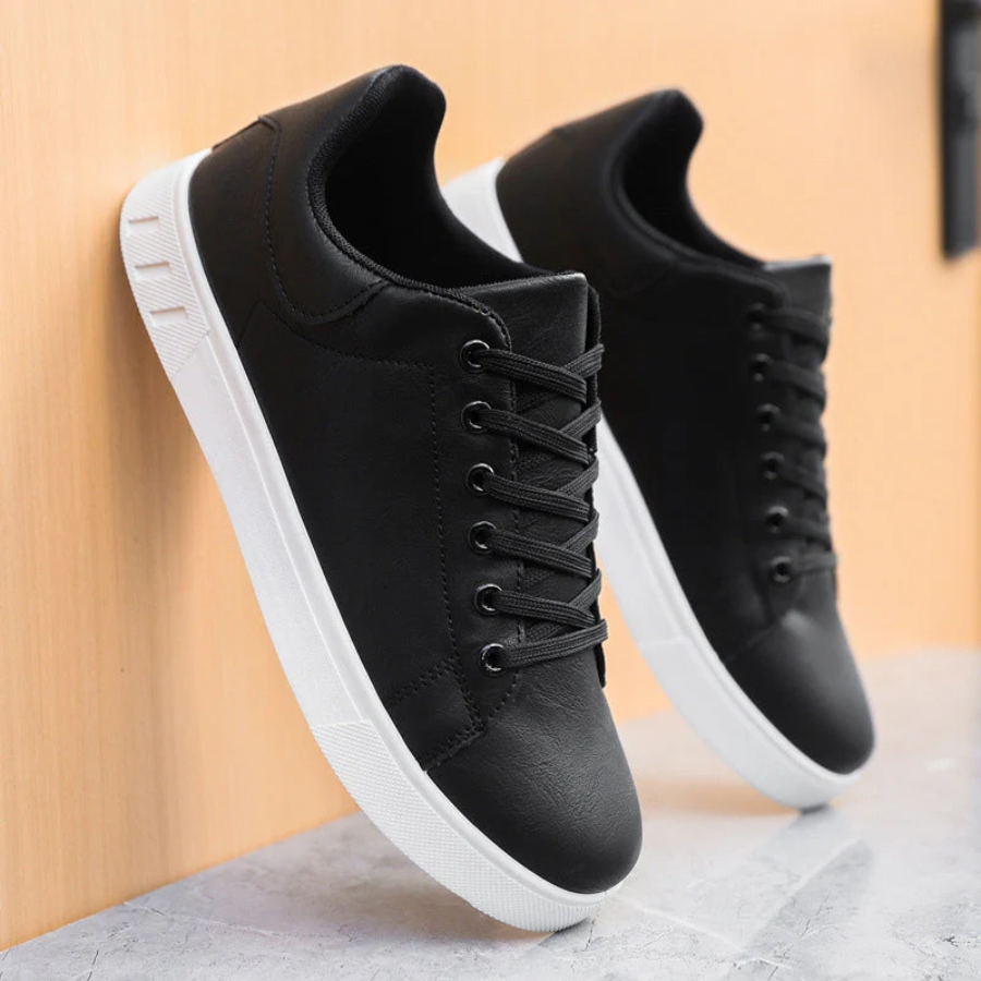 Men's Cushioned Lace-Up Walking Trainers
