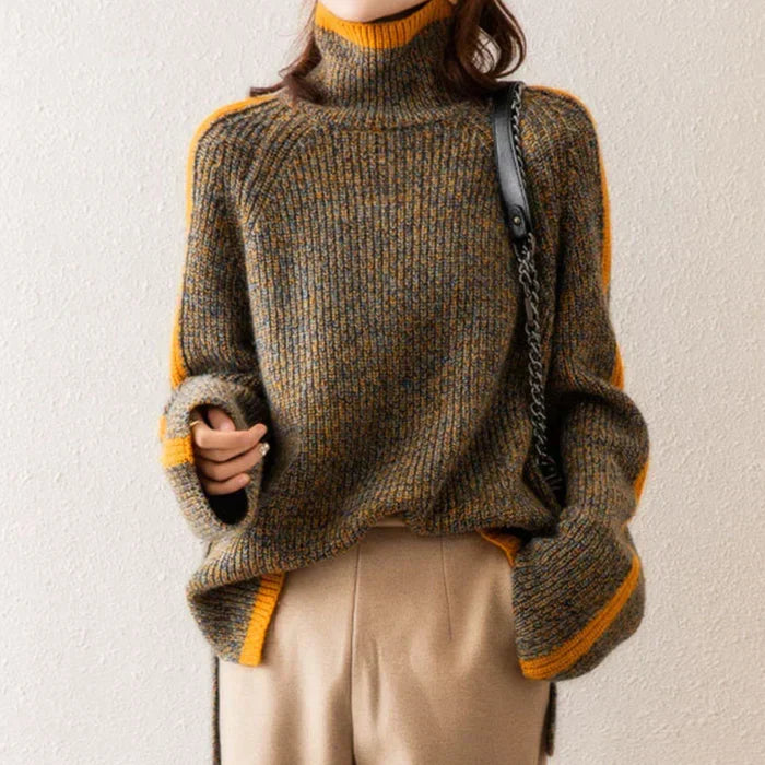 Women's Elegant Knit Sweater with Flattering Fit