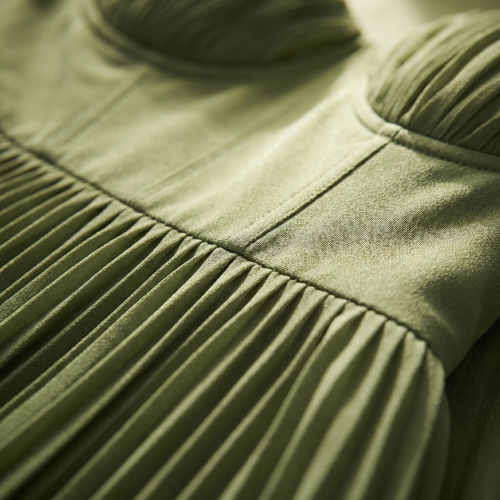 Strappy Pleated Maxi Dress