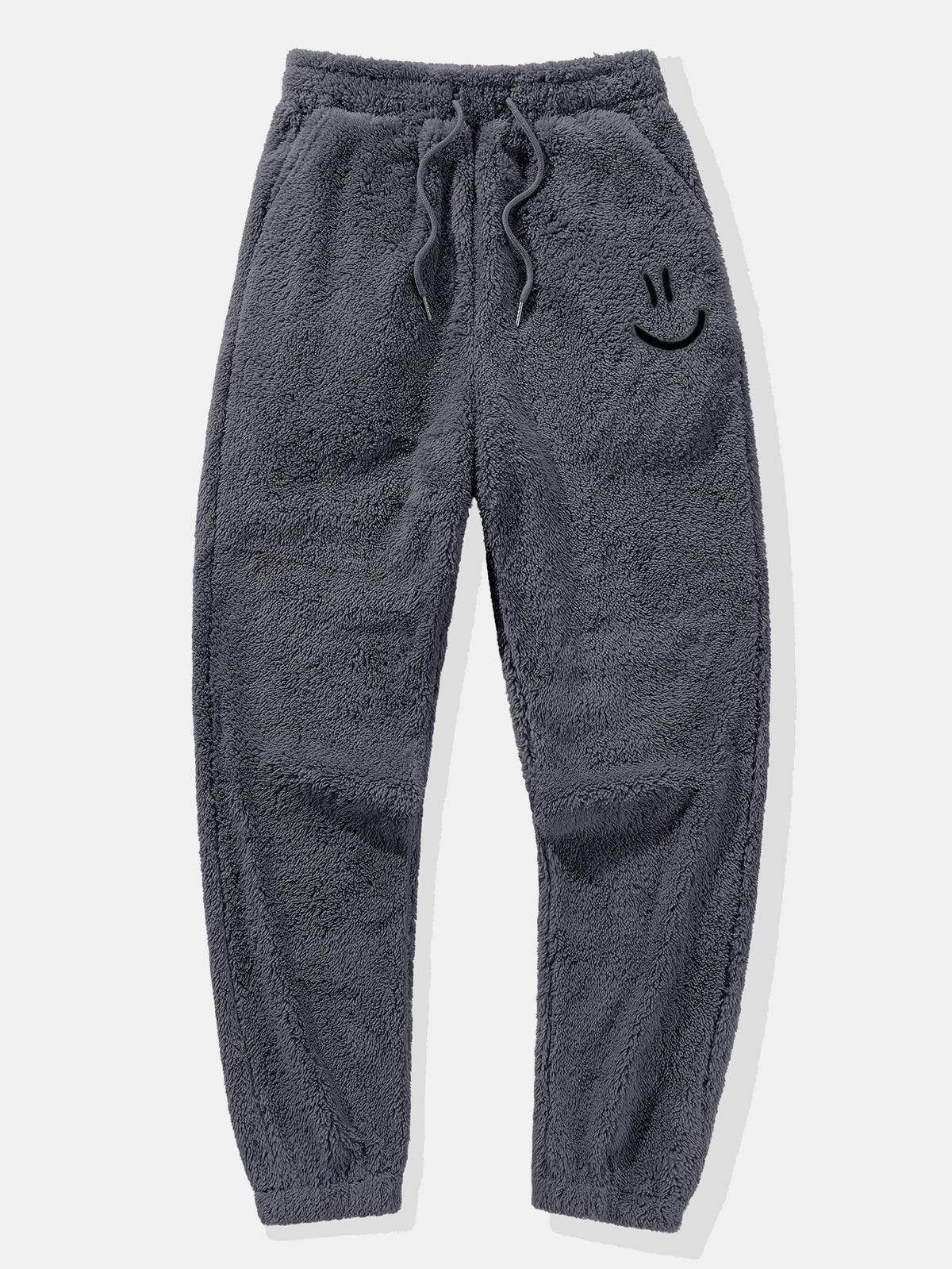 Men's Plush Teddy Fleece Hooded Jogger Set