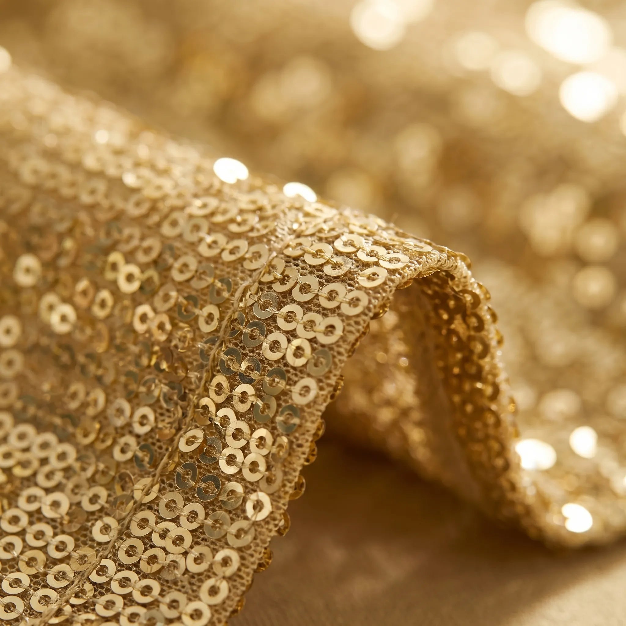 Sparkle V-Neck Wrap Dress