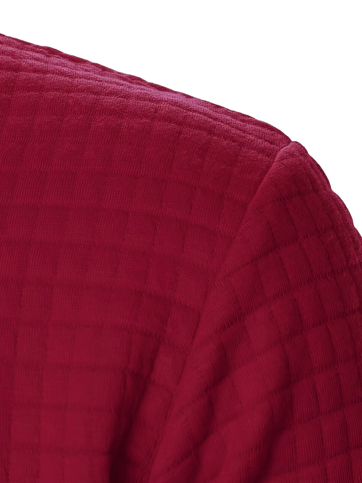 Men's Textured Zip-Up Bomber Jacket
