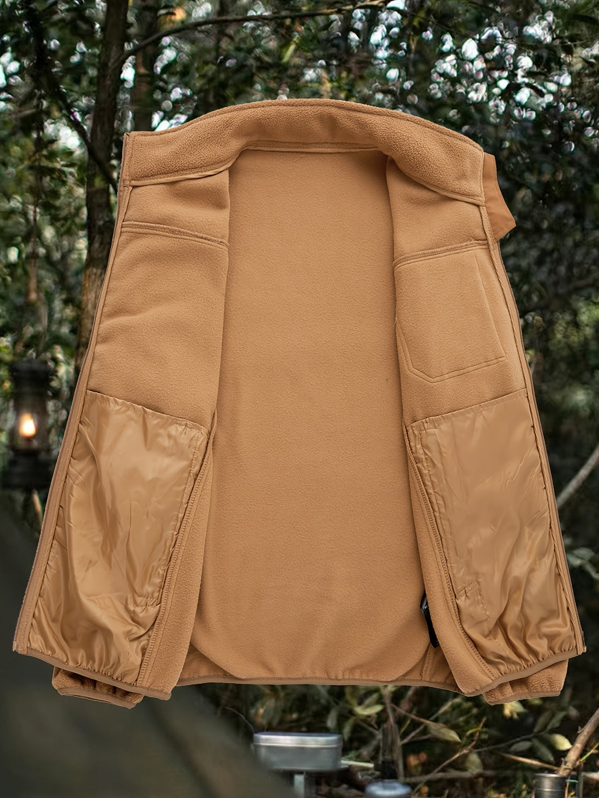 Women's Rugged Full-Zip Jacket with Stand-Up Collar