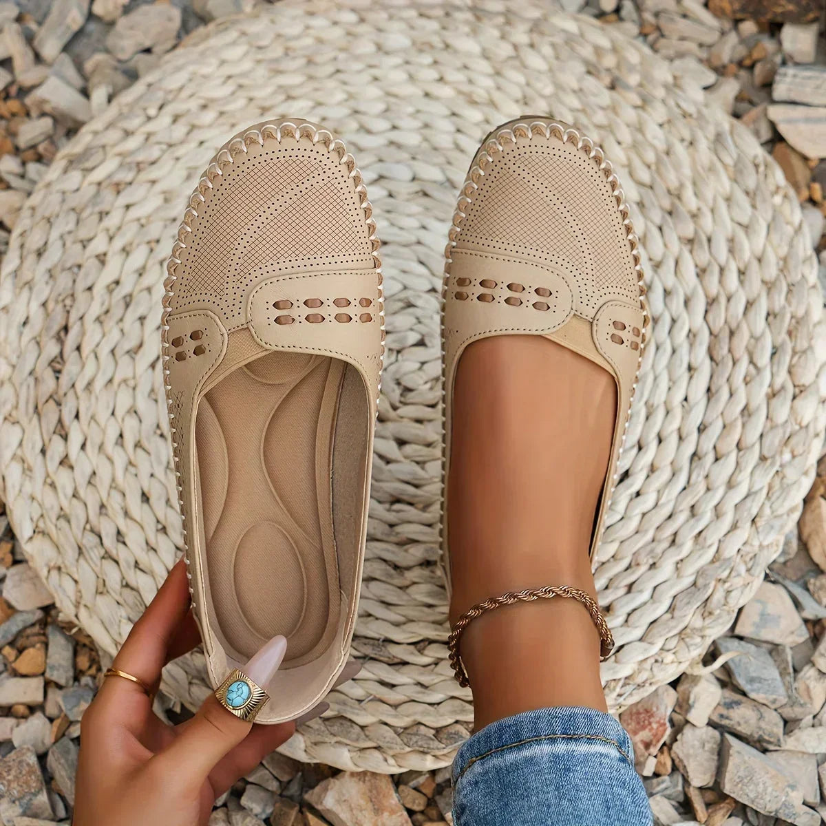 Women's Orthopedic Arch Support Cushioned Flats