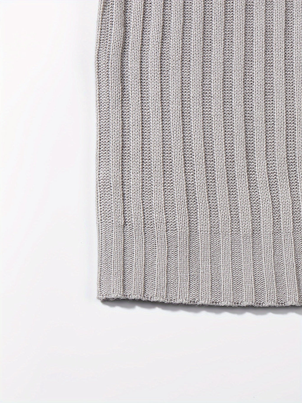 Women's Ribbed High Neck Relaxed Pullover Sweater