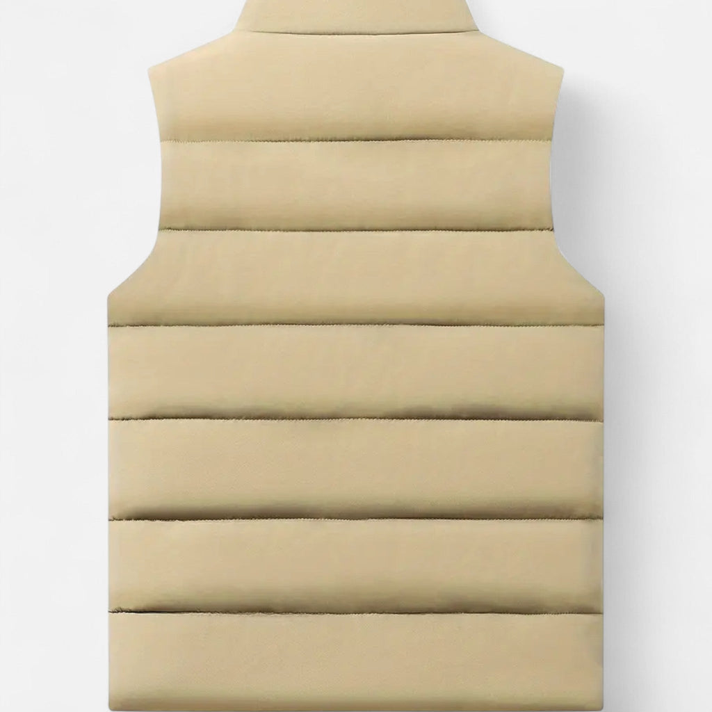 Men's Quilted Zip-Up Padded Winter Vest